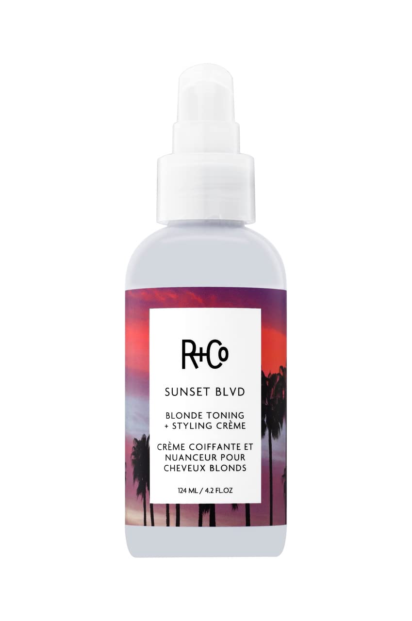R+Co Sunset Blvd Blonde Toning Crème – Hydrating Toning for Blonde & Gray Hair | Vegan & Cruelty-Free | 4.2 oz