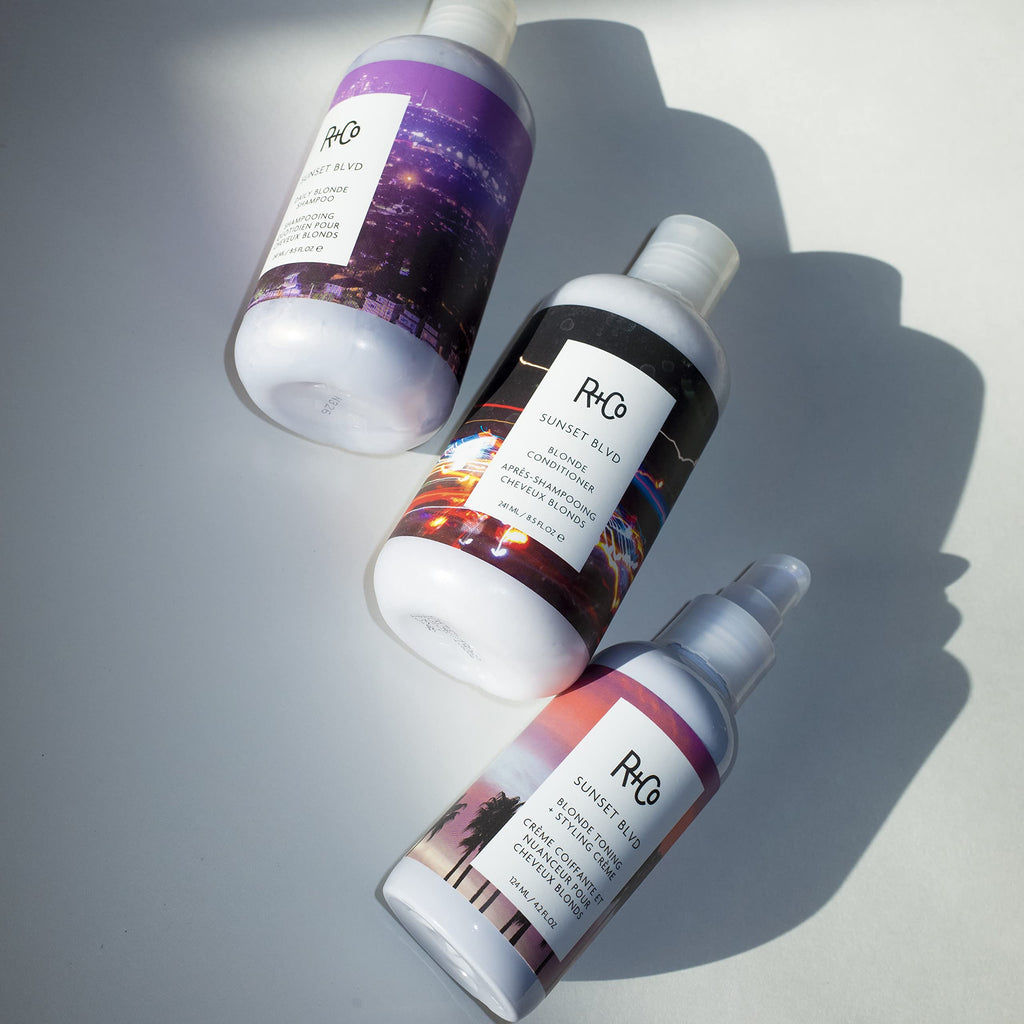 R+Co Sunset Blvd Blonde Toning Crème – Hydrating Toning for Blonde & Gray Hair | Vegan & Cruelty-Free | 4.2 oz