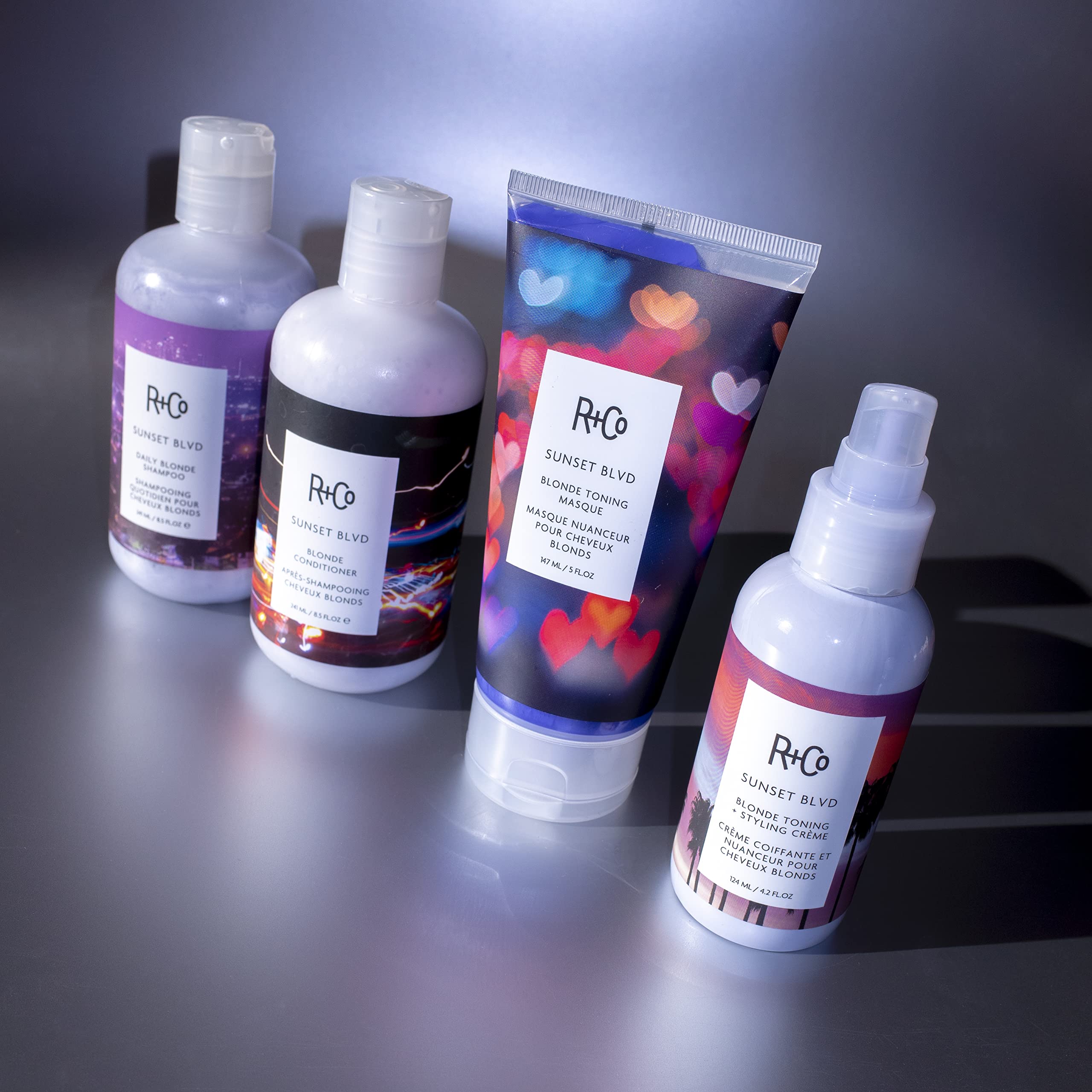 R+Co Sunset Blvd Blonde Toning Crème – Hydrating Toning for Blonde & Gray Hair | Vegan & Cruelty-Free | 4.2 oz