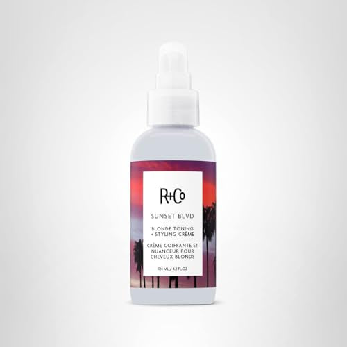 R+Co Sunset Blvd Blonde Toning Crème – Hydrating Toning for Blonde & Gray Hair | Vegan & Cruelty-Free | 4.2 oz