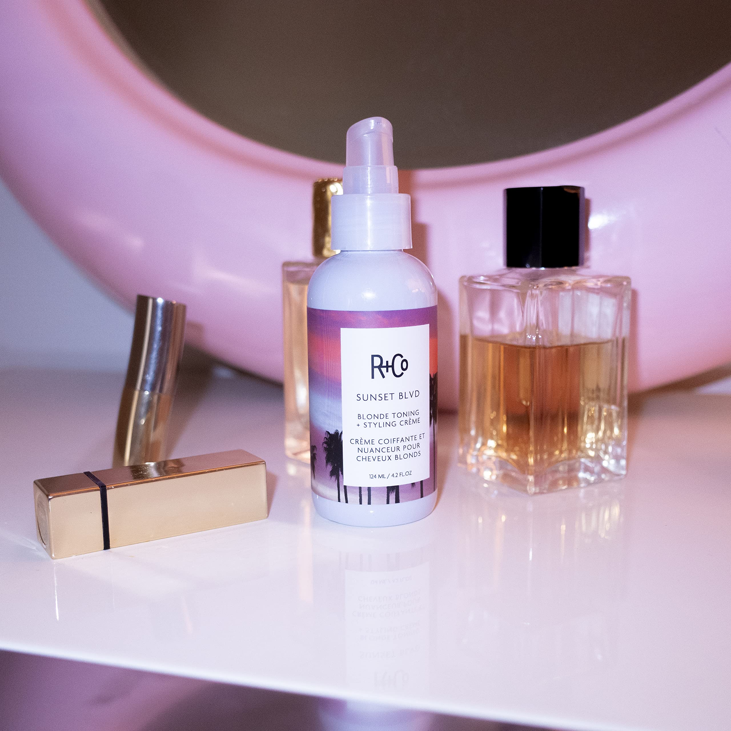 R+Co Sunset Blvd Blonde Toning Crème – Hydrating Toning for Blonde & Gray Hair | Vegan & Cruelty-Free | 4.2 oz