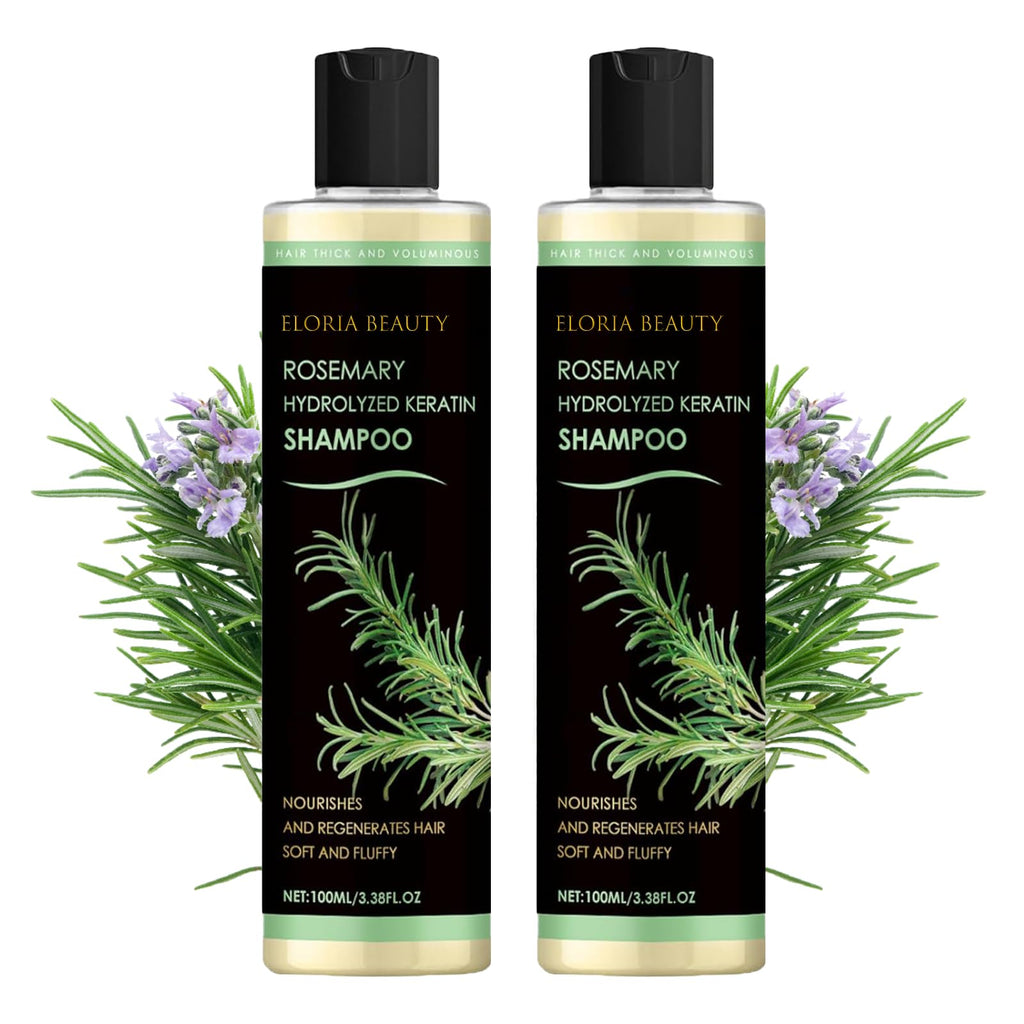 RCSCBC Eloria Beauty Shampoo – Rosemary Hydrolyzed Keratin, Nourishes & Regenerates Hair (1 PCS)
