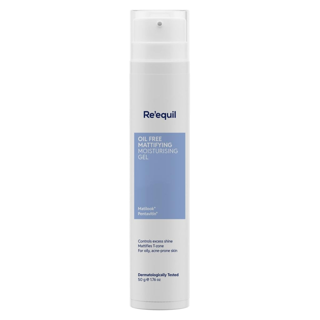 RE' EQUIL Oil Free Mattifying Moisturiser – Matte Finish, Pore Refining, 50g