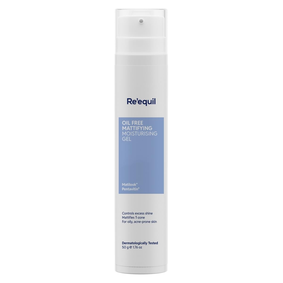 RE' EQUIL Oil Free Mattifying Moisturiser – Matte Finish, Pore Refining, 50g