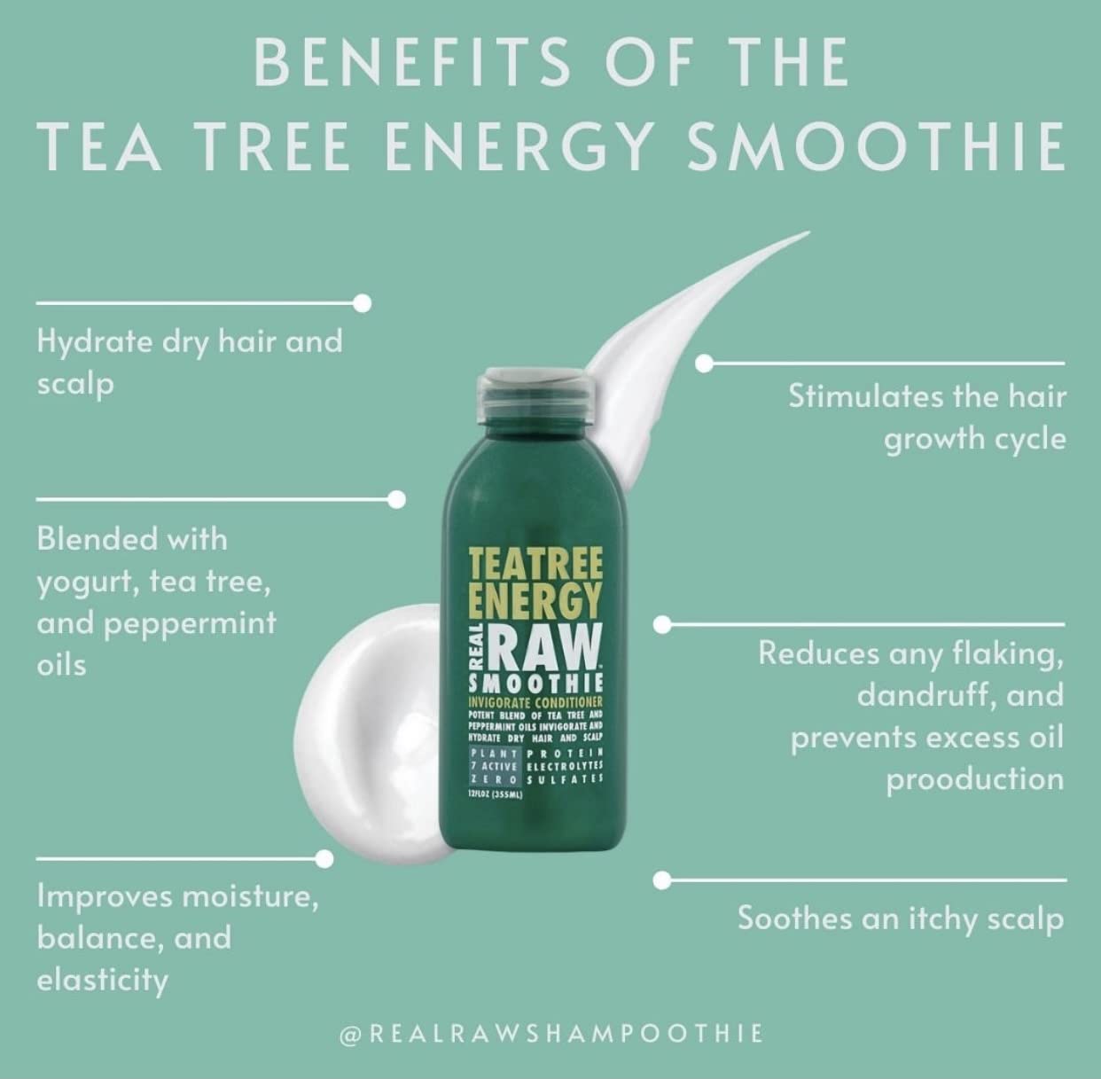 Real Raw Tea Tree Shampoo & Conditioner Set – Cleanse, Hydrate & Invigorate
