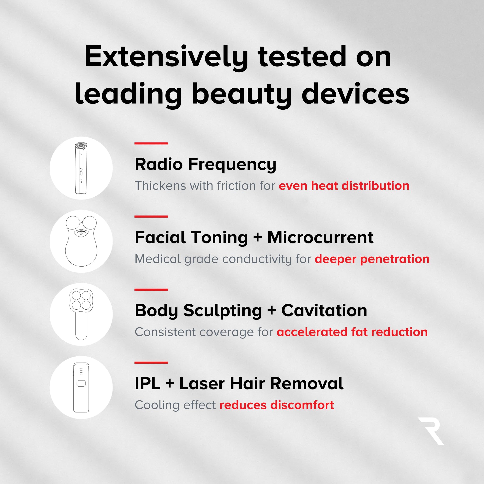 Red Medical Supplies Age-Defying Microcurrent Conductive Gel with Hyaluronic Acid & Niacinamide, 8.45 oz – Long-Lasting, Non-Greasy, Hypoallergenic