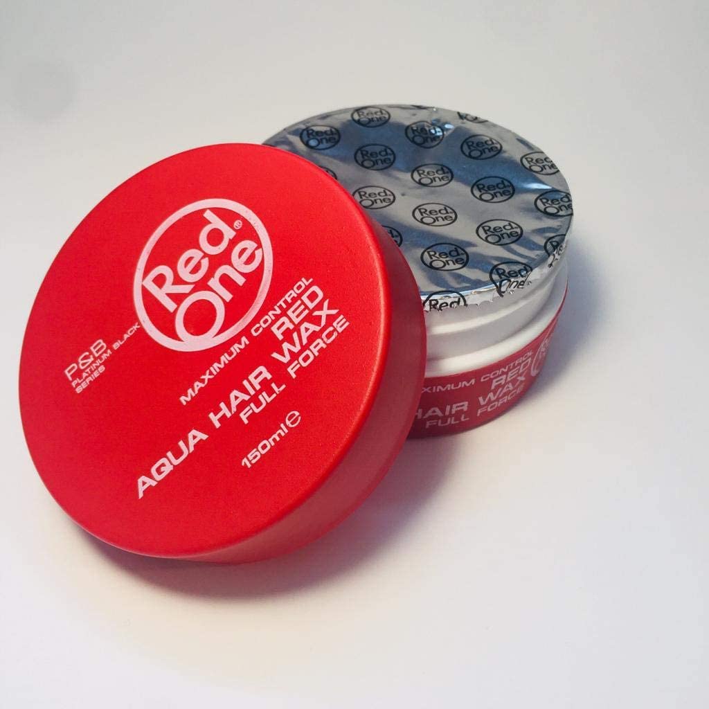 Redone Red One Maximum Control Red Aqua Hair Wax 150ml — Pack of 4 | High Shine, Strong Hold