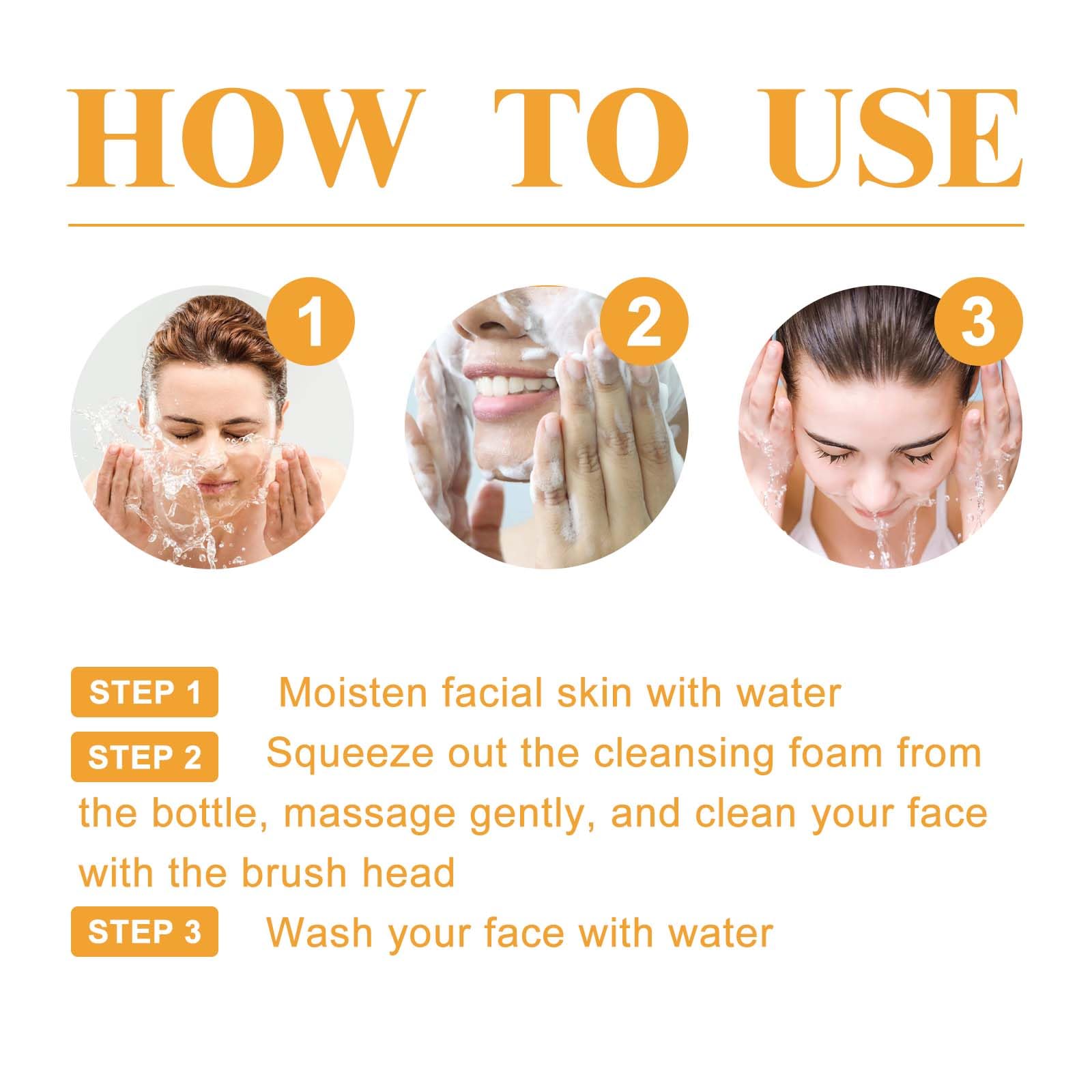 Reepic Cosmer Turmeric Facial Cleanser – Deep Cleansing Foaming Wash (2 Pcs)