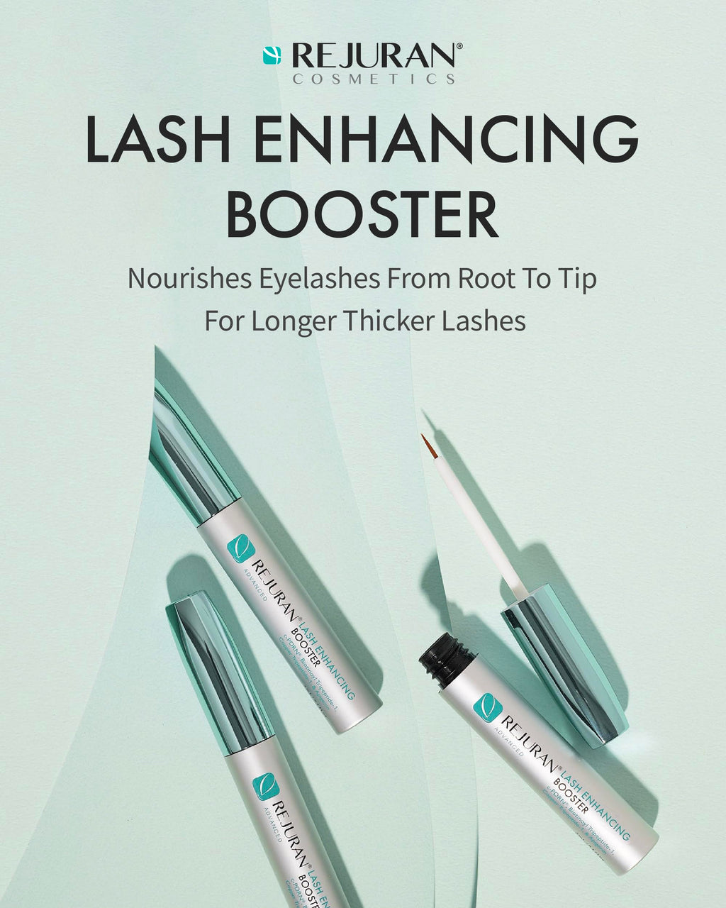 REJURAN Advanced Lash Enhancing Booster (3ml) – Fuller, Stronger Lashes with c-PDRN, Peptides & Biotin