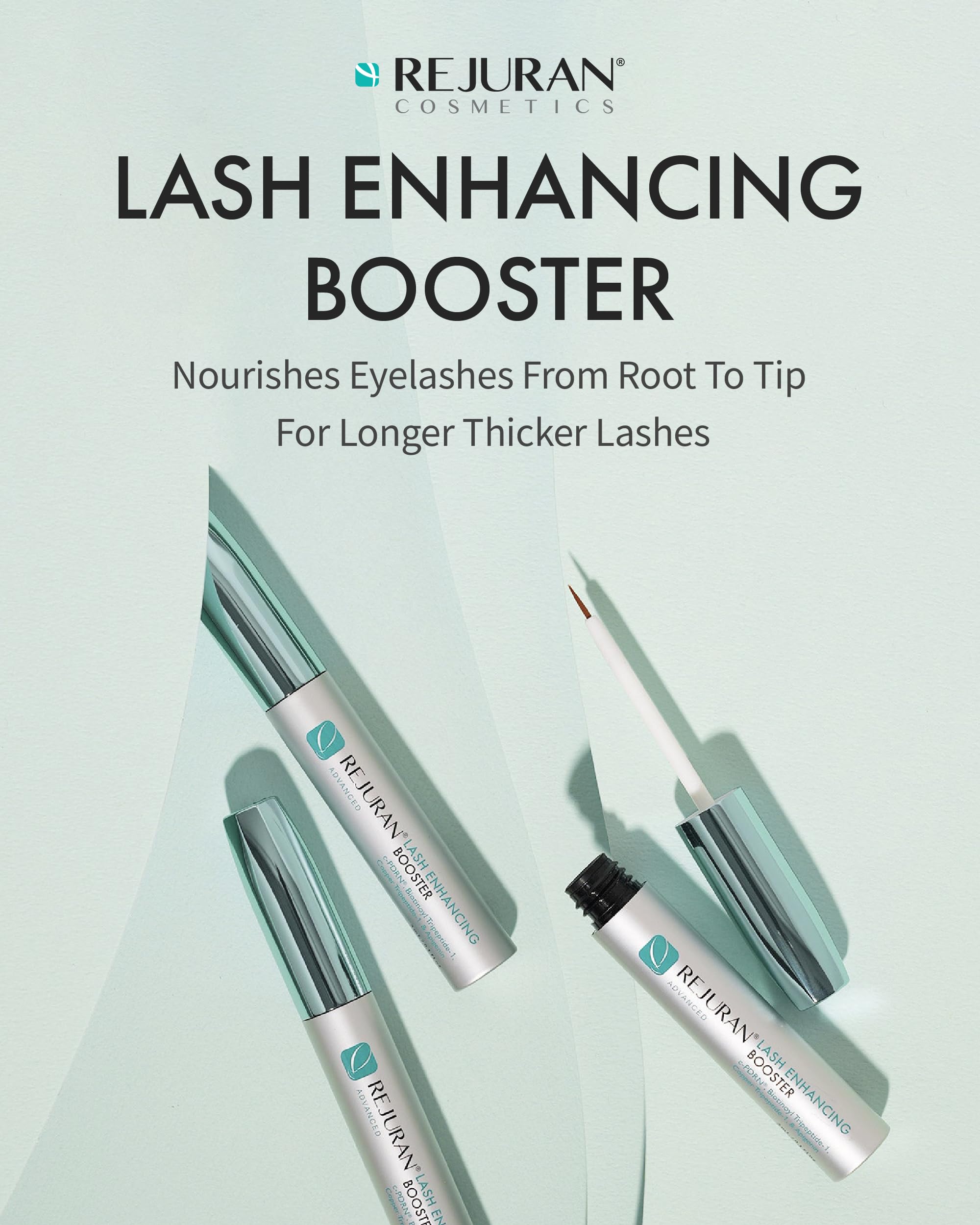 REJURAN Advanced Lash Enhancing Booster (3ml) – Fuller, Stronger Lashes with c-PDRN, Peptides & Biotin