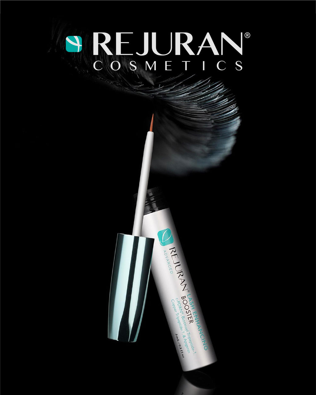 REJURAN Advanced Lash Enhancing Booster (3ml) – Fuller, Stronger Lashes with c-PDRN, Peptides & Biotin