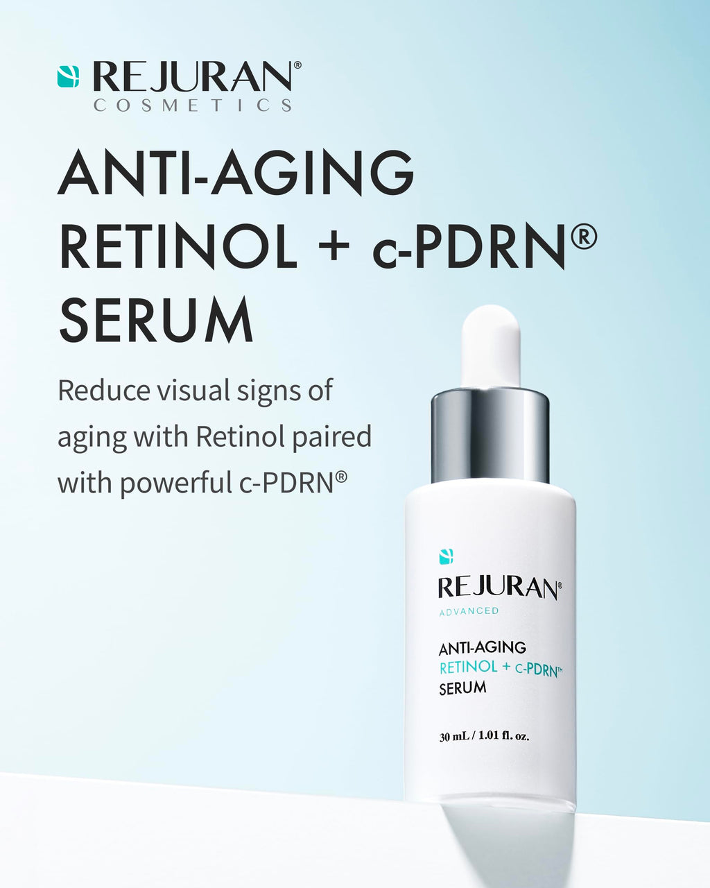 REJURAN Advanced Anti-Aging Retinol + c-PDRN Serum – Firmer, Radiant Skin