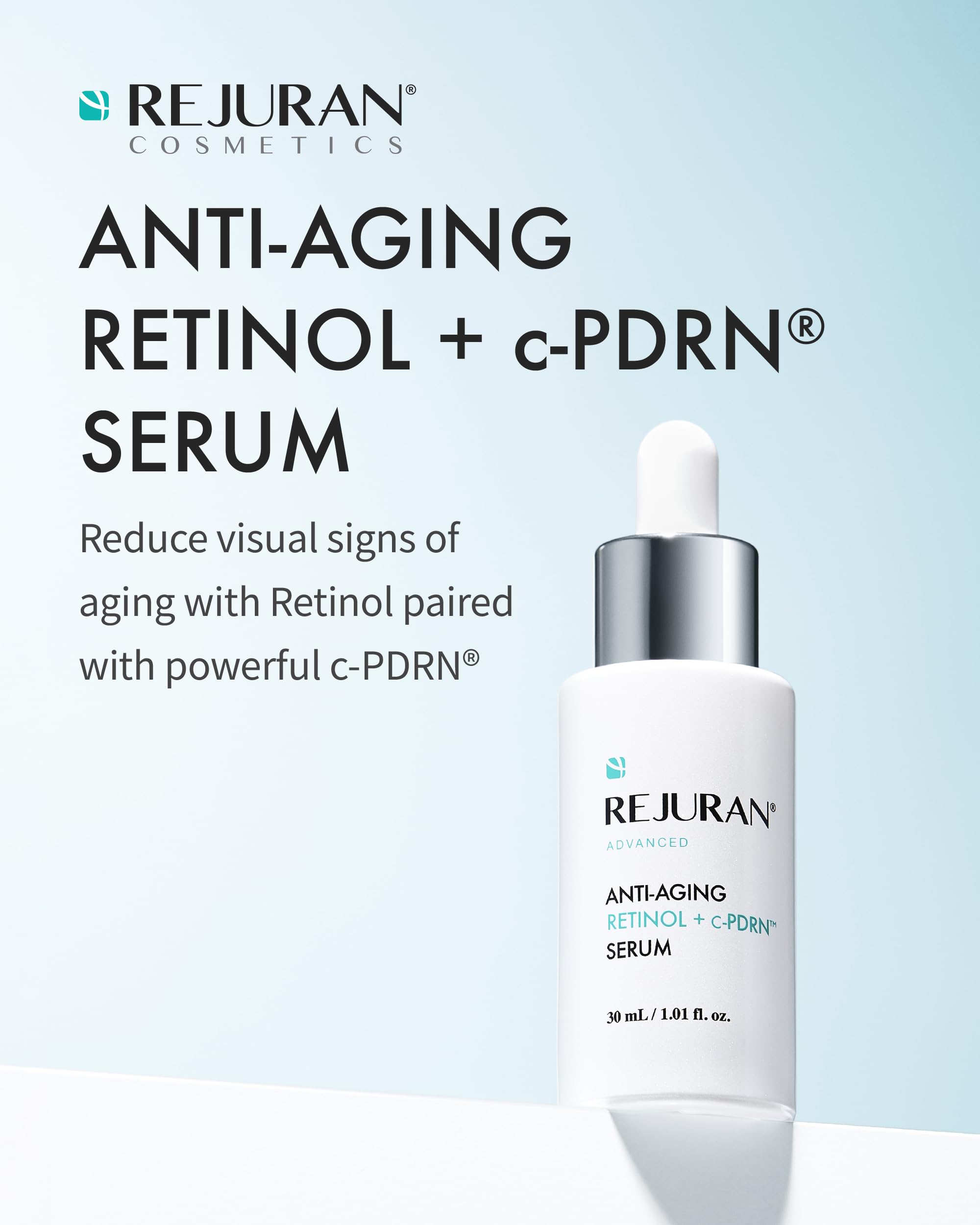 REJURAN Advanced Anti-Aging Retinol + c-PDRN Serum – Firmer, Radiant Skin