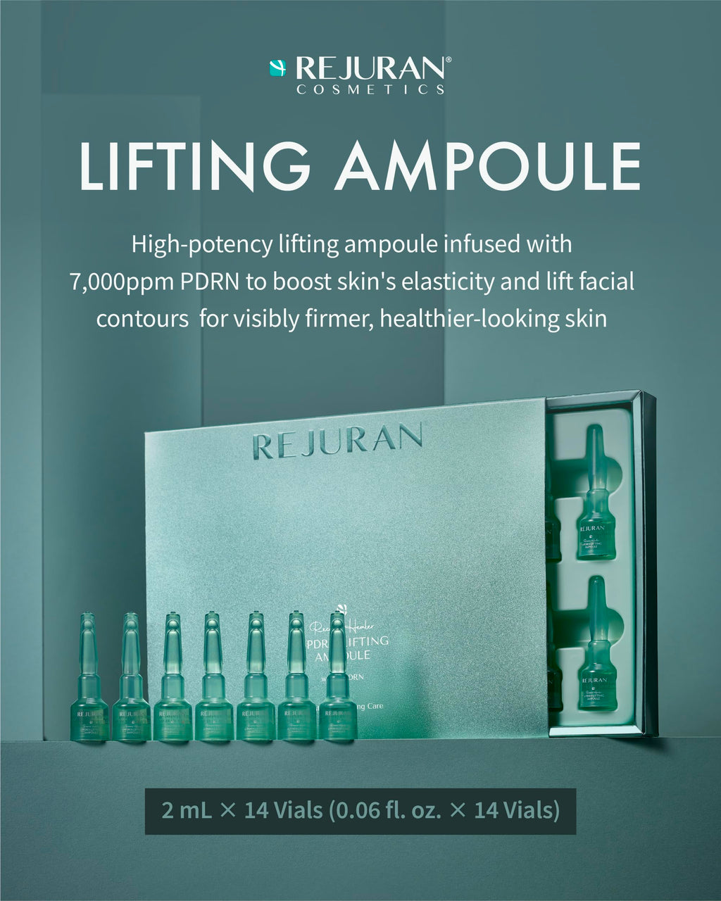 REJURAN Recover c-PDRN Lifting Ampoule – High-Concentration PDRN Serum for Hydration & Gentle Elasticity