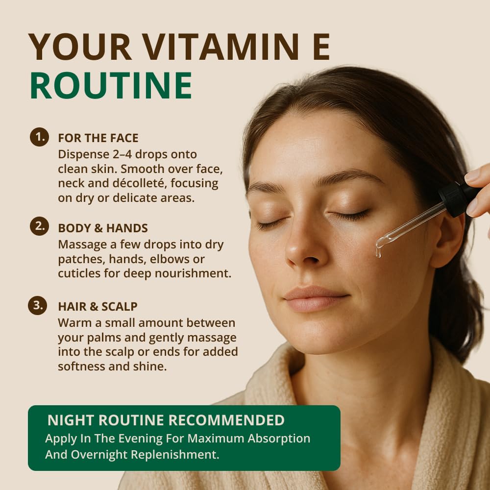 RejuveNaturals Vitamin E Oil – 100% Pure & Natural, 85,800 IU, 2 fl oz