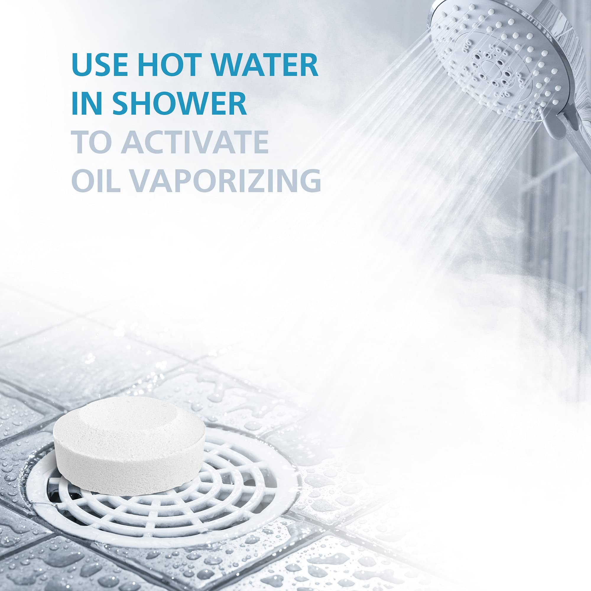 Relaxcation 18 Shower Steamers – Extra Strong, USA Made, Menthol-Camphor-Eucalyptus