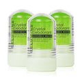 Relumins Aloe Vera Crystal Deodorant – Aluminum-Free Mineral Salt Roll-On, 60g x 3