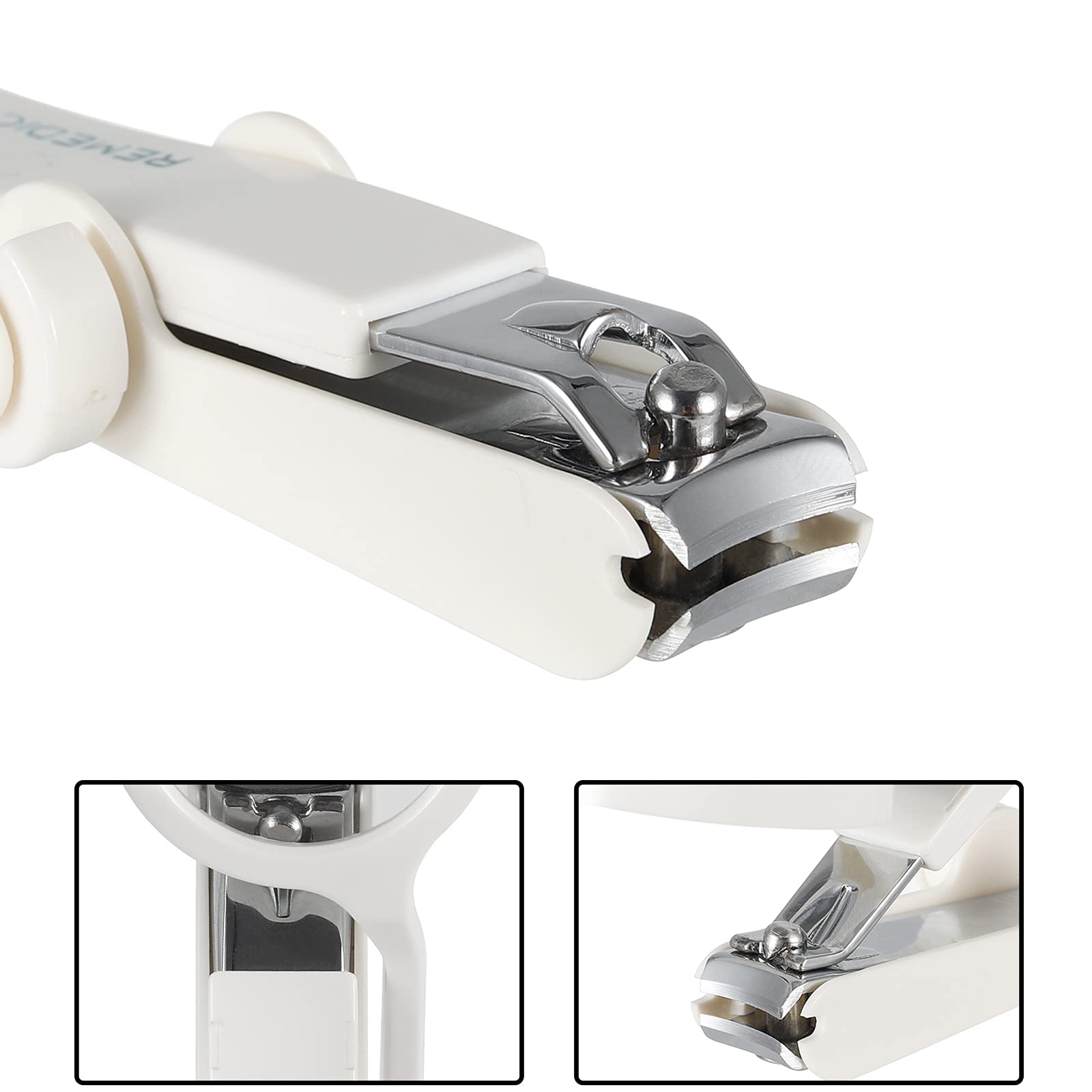 Remedic Extra Large Nail Clippers with Magnifier – Arthritis-Friendly Grip