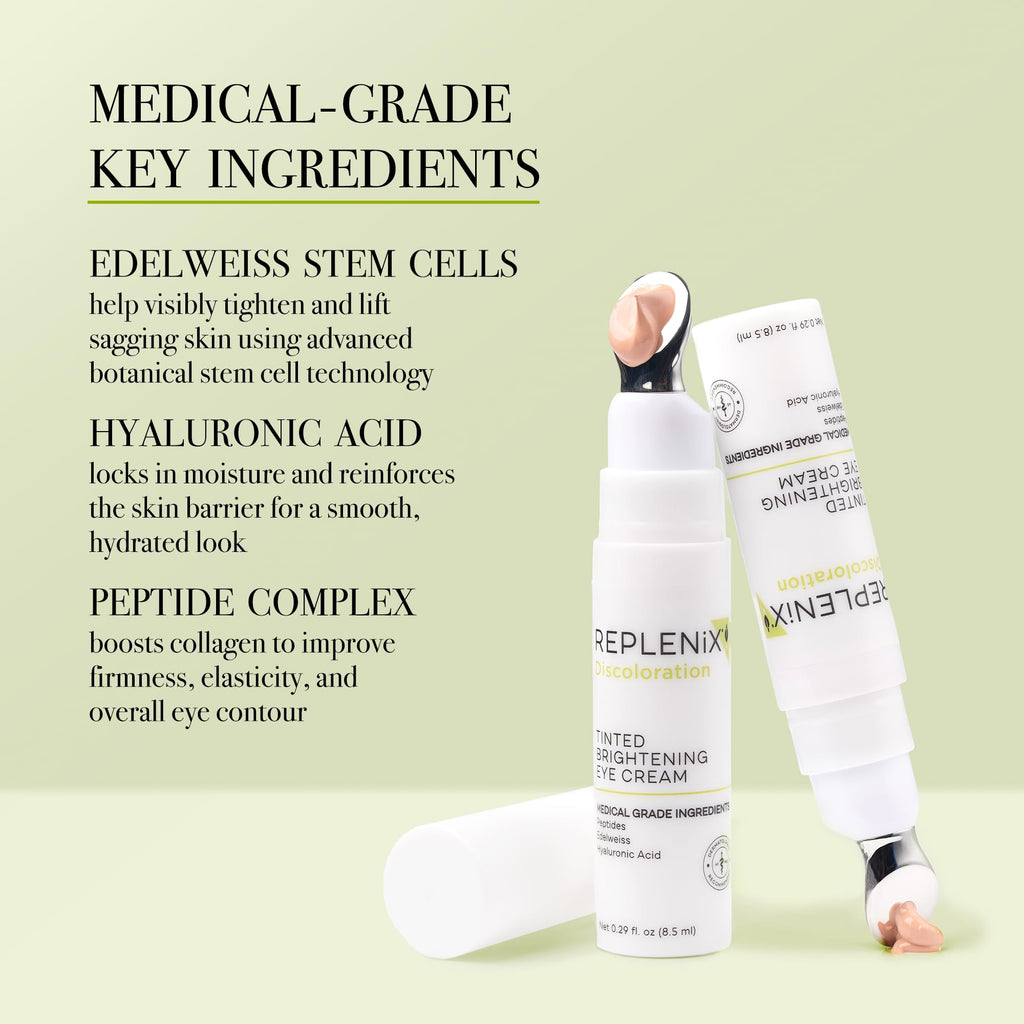 Replenix Anti-Aging Tinted Eye Cream with Hyaluronic Acid