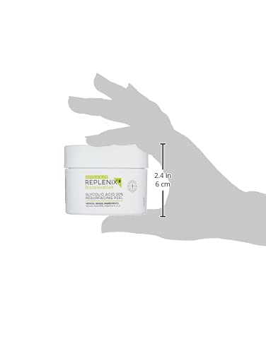 Replenix Glycolix Elite Glycolic Acid Resurfacing Peel Pads – Medical-Grade Brightening & Exfoliating (60 ct)