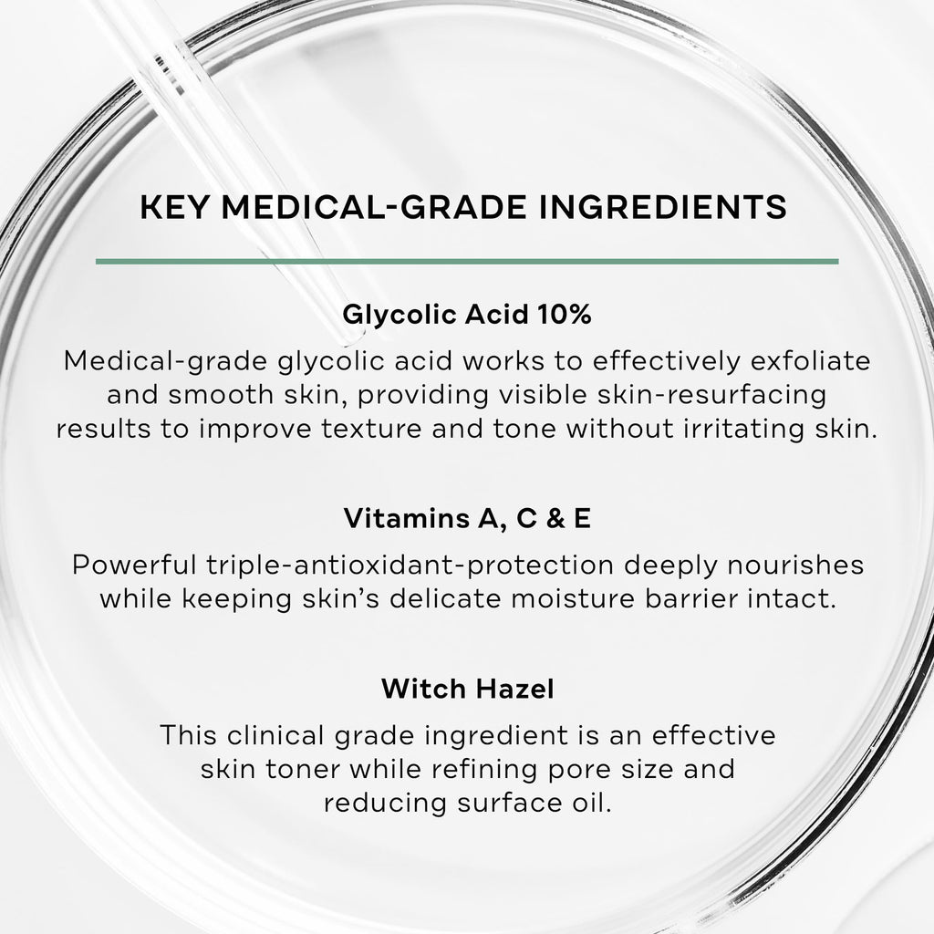 Replenix Glycolix Elite Glycolic Acid Resurfacing Peel Pads – Medical-Grade Brightening & Exfoliating (60 ct)