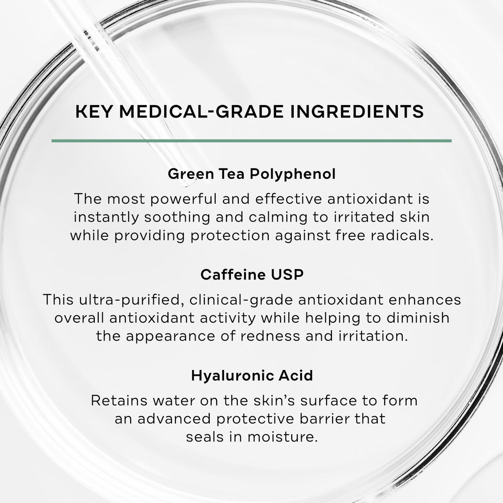 Replenix Medical-Grade Caffeine Fortified Calming Serum with Hyaluronic Acid for Sensitive Skin | 1 Fl. Oz