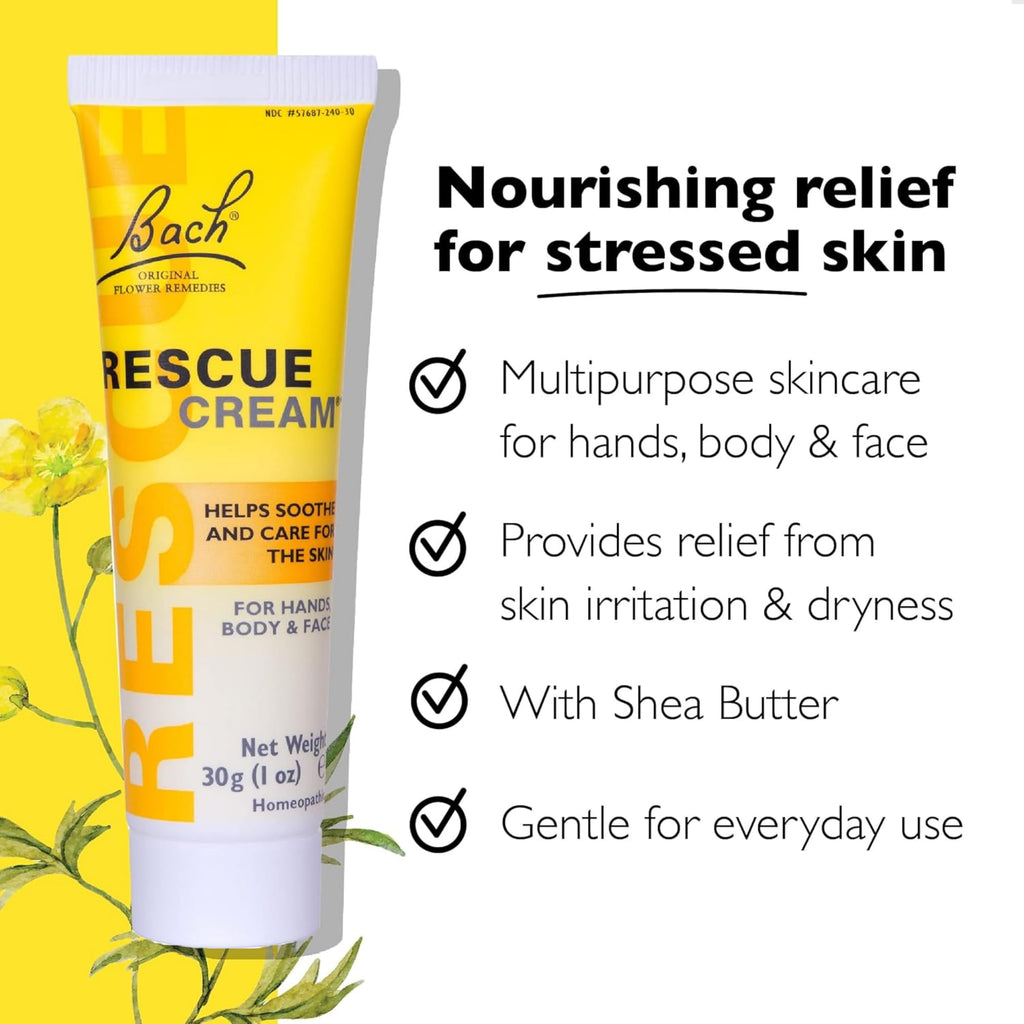 Rescue Remedy Cream 30 g Pack of Two | Nourishing Moisturizer by RESCUE
