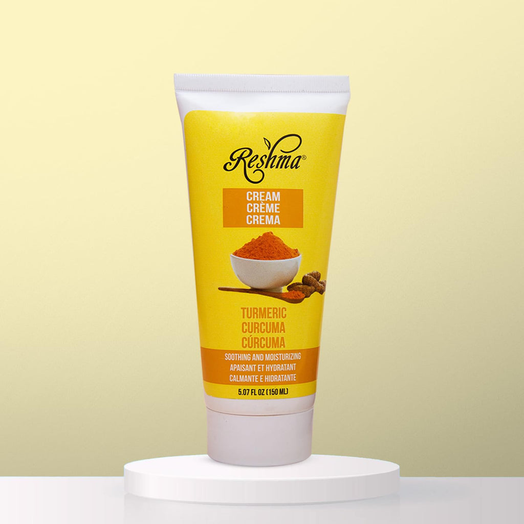 Reshma Beauty Turmeric Cream – Hydrating Face & Body for Normal to Dry Skin, Dye-Free, 5.07 oz