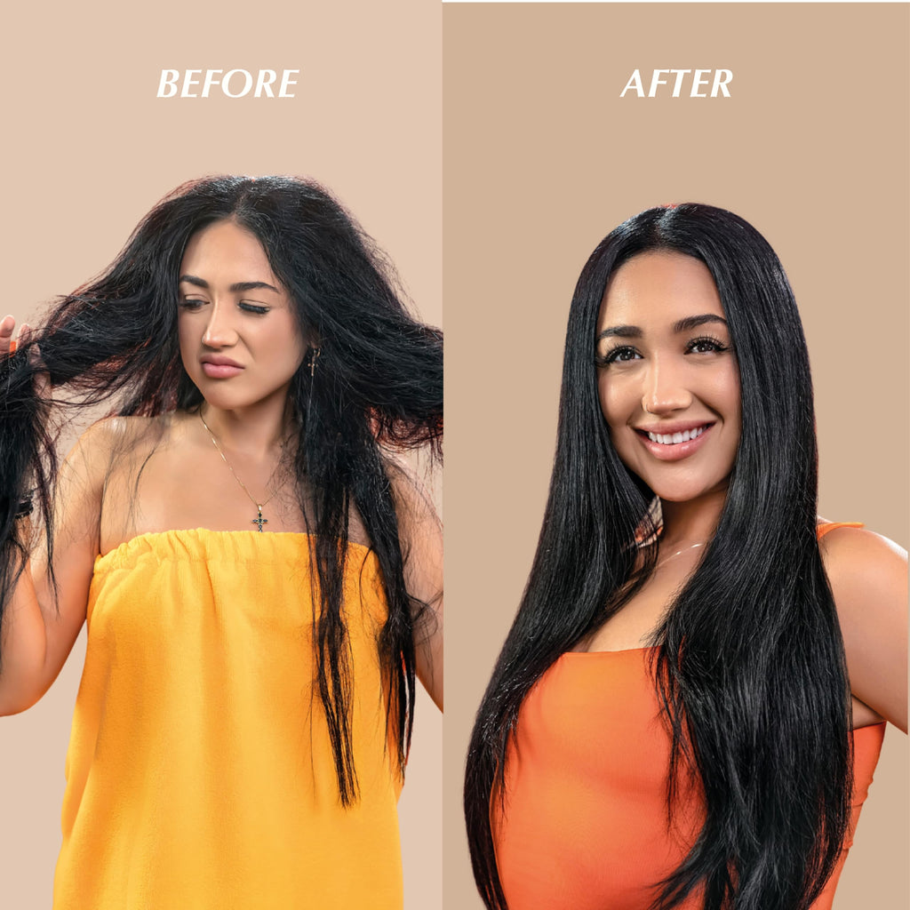 Rev320 320Pure Moisture Rich Shampoo — Nourishes & Repairs All Hair Types (32oz) with Argan Oil & Keratin-Omega