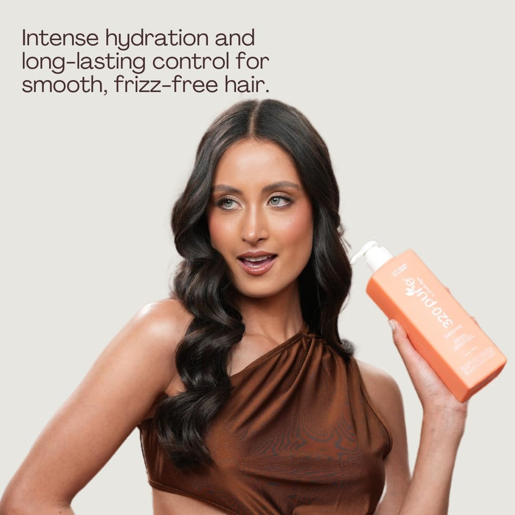 Rev320 320Pure Smoothie Leave-In Conditioner – Sulfate Free, Color Safe, Lightweight 8oz