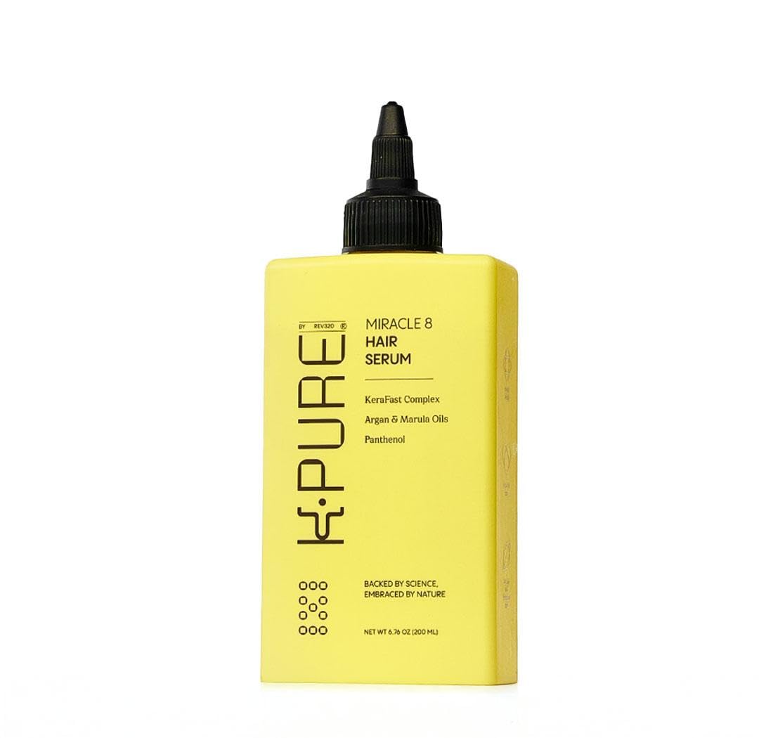 Rev320 Miracle 8 Keratin Hair Serum by K-Pure — Instant Deep Conditioning, Frizz Control, Shine