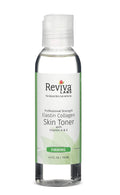 REVIVA LABS Elastin Collagen Skin Toner with Vitamin A & E – Dry Skin, Pack of 3 (4 oz)
