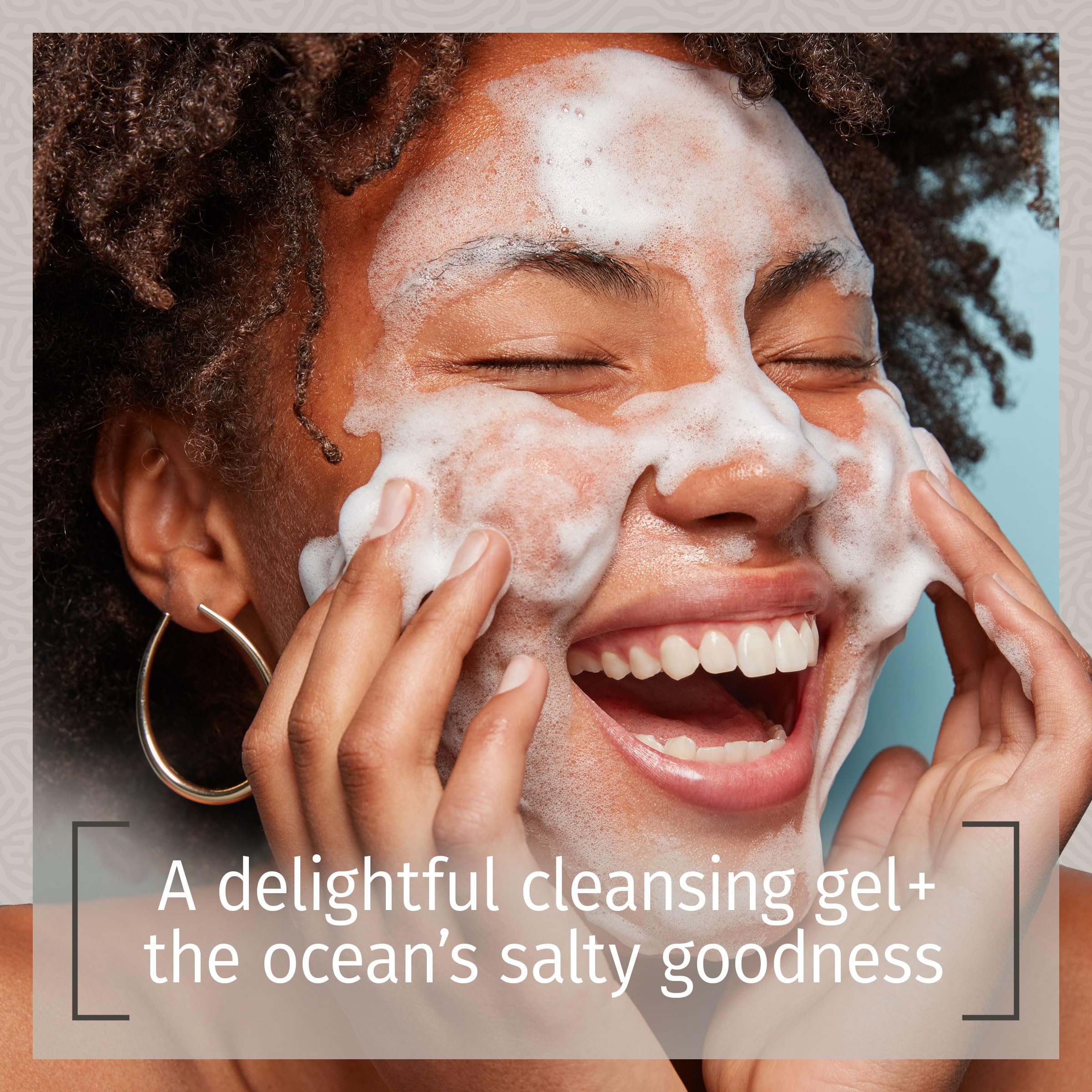 Reviva Labs Sea Salt Face Wash – Gentle Daily Cleanser for All Skin Types (4 fl oz)