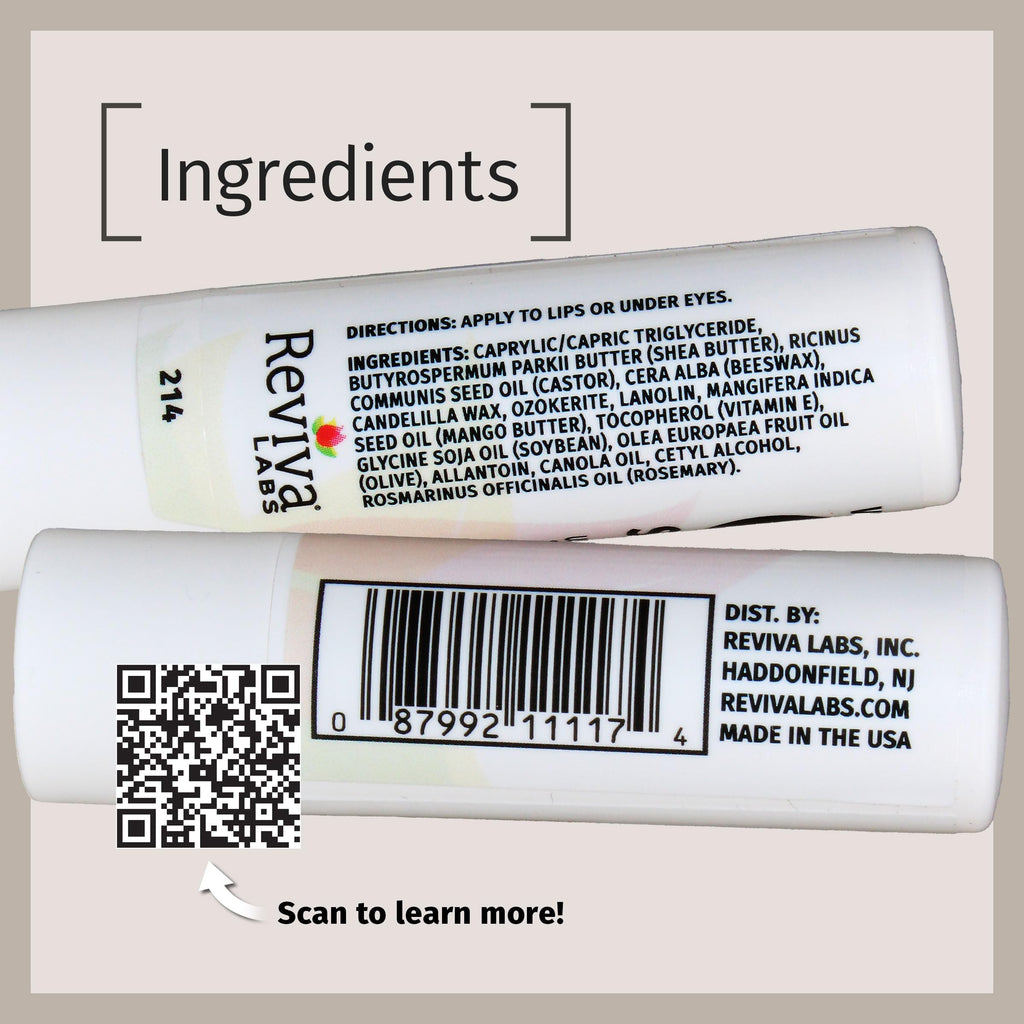 Reviva Labs Vitamin E Stick – Hydrating Lip Balm & Under-Eye Care (Pack of 12)