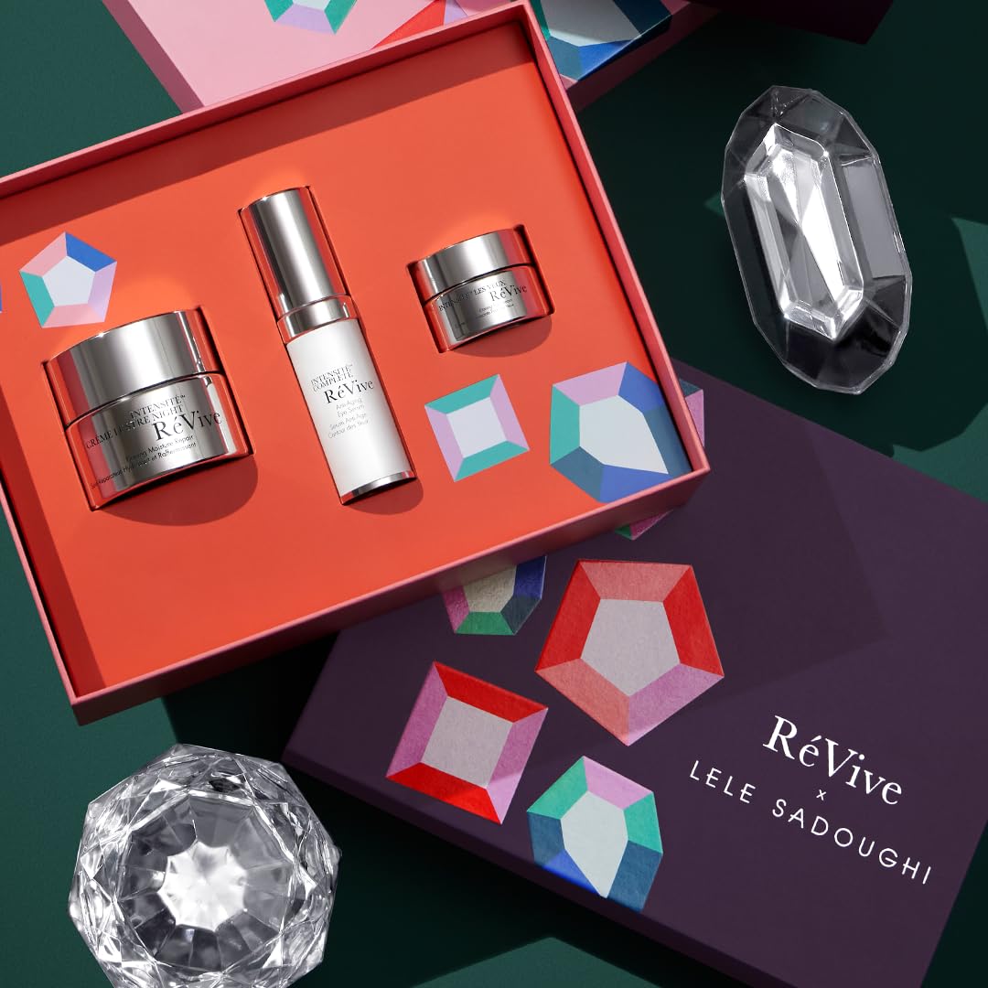 RéVive x Lele Sadoughi Intensité Gift Set – Full-Size Firming Night Moisturizer, Eye Cream & Anti-Aging Eye Serum