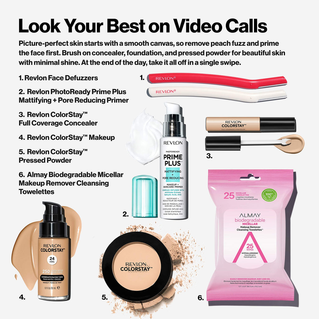 Revlon ColorStay Liquid Foundation for Combination & Oily Skin – SPF 15, Walnut 500, 1 oz | Longwear Matte Finish