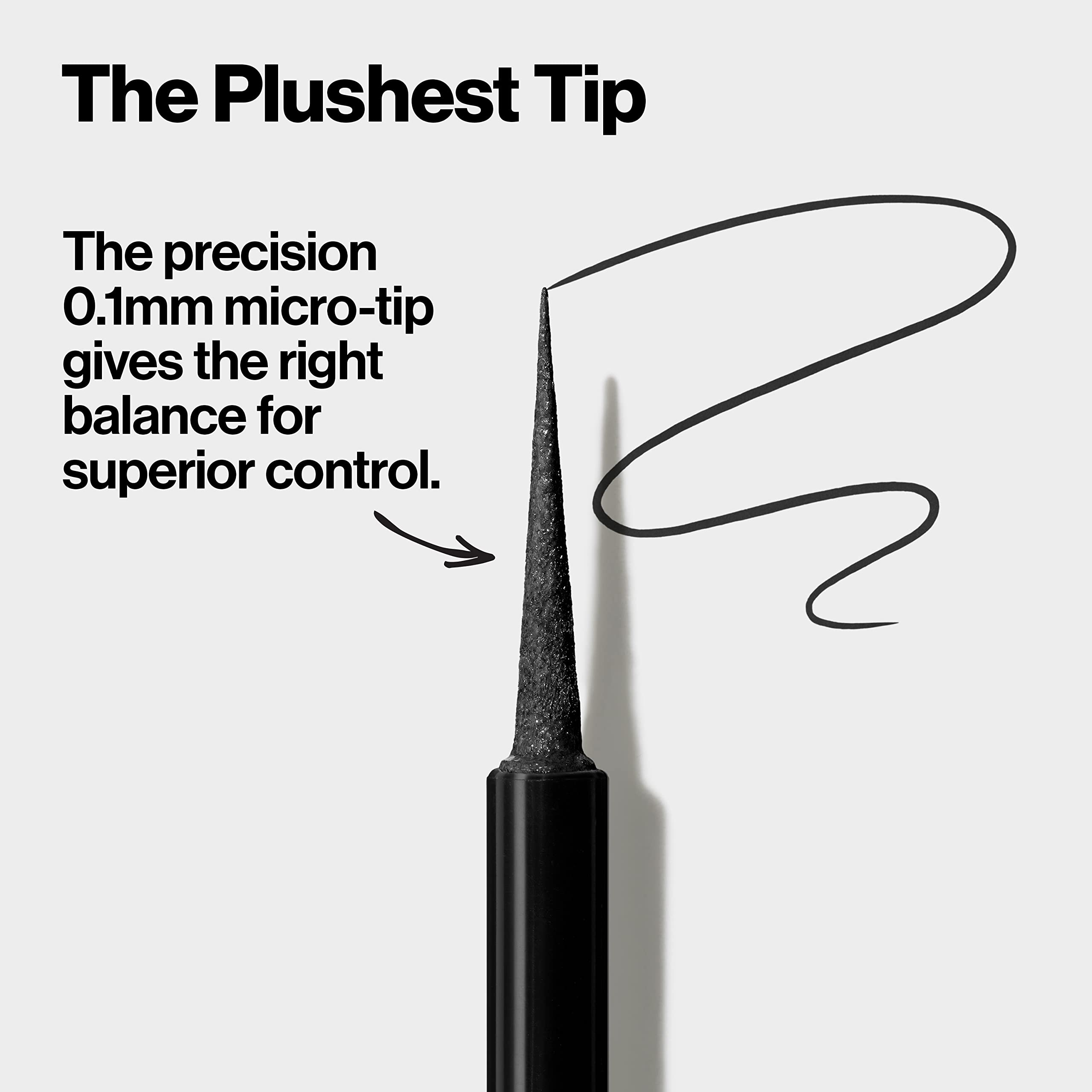 REVLON ColorStay Micro Easy Precision Liquid Eyeliner – Waterproof, Smudge-Proof, 0.1mm Tip, 2 Pack (Blackout)