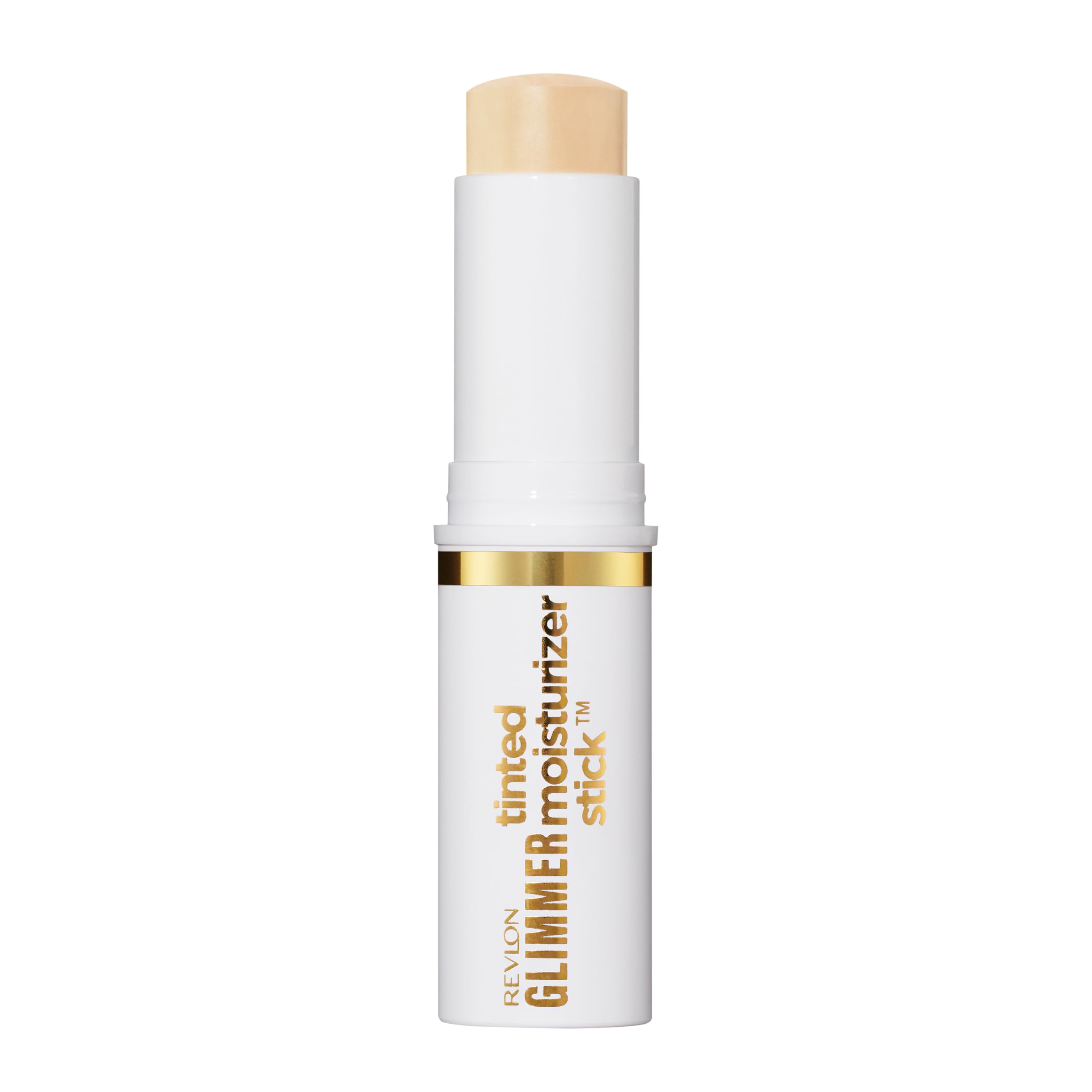 Revlon Glimmer Tinted Moisturizer Stick — Lightweight, Hydrating Glow Foundation (100) | 0.31 oz