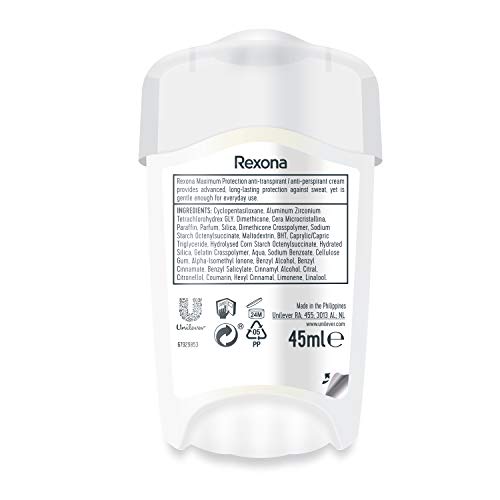 Rexona Maximum Protection Sensitive Dry Antiperspirant Cream 45 ml – Long-Lasting Sweat and Odor Defense