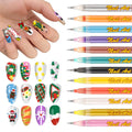 RFENLY 12-Color Nail Art Pens Set – 0.5mm Precision Tip for DIY Nail Design