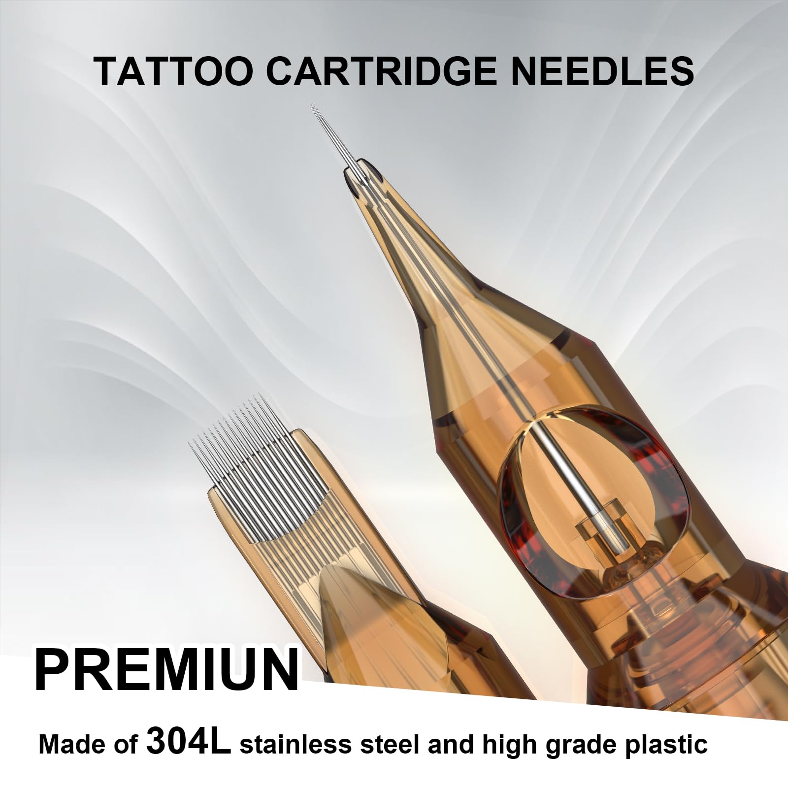 RHEIN Tattoo Cartridges Needles 50pcs Mixed Set – 0.3mm RL & 0.35mm 1RL–1211RL, 3.5mm M-Taper