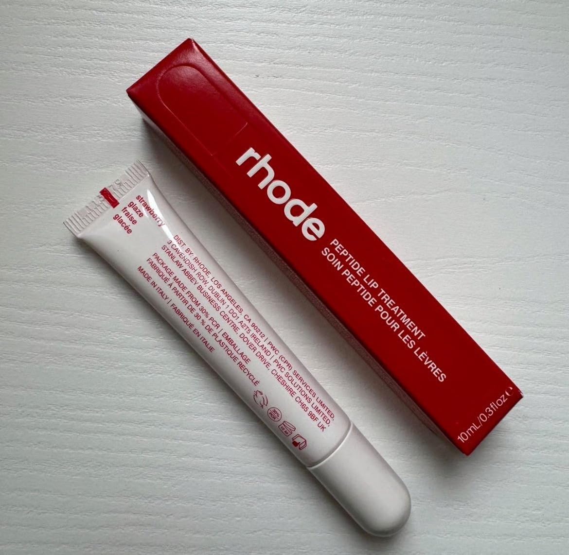 Rhode Lip Treatment Strawberry Glaze – Peptide Lip Hydration (10ml)