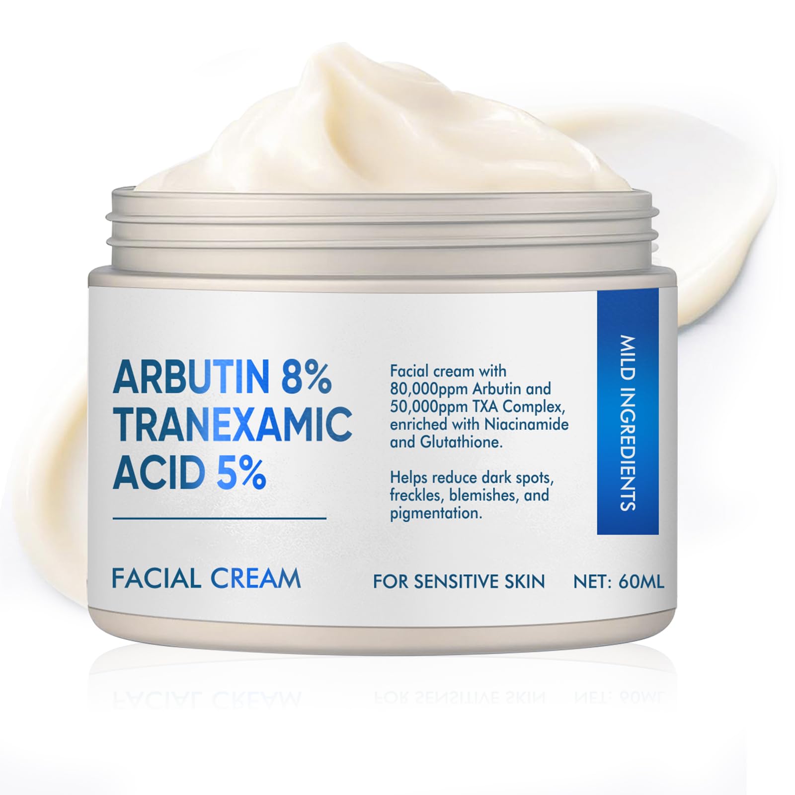 Richie House 8% Arbutin + 5% Tranexamic Acid Cream – 60ml Brightening Treatment