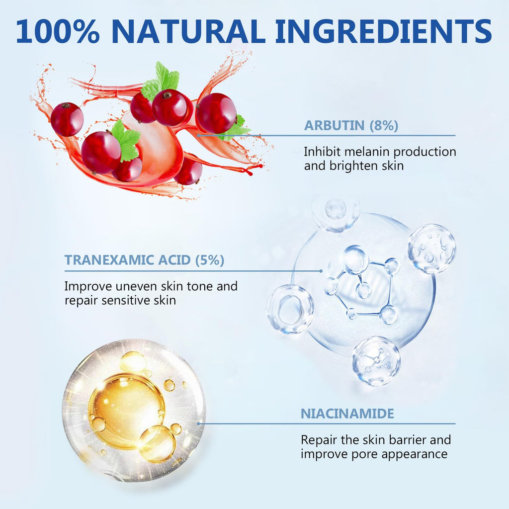 Richie House 8% Arbutin + 5% Tranexamic Acid Cream – 60ml Brightening Treatment