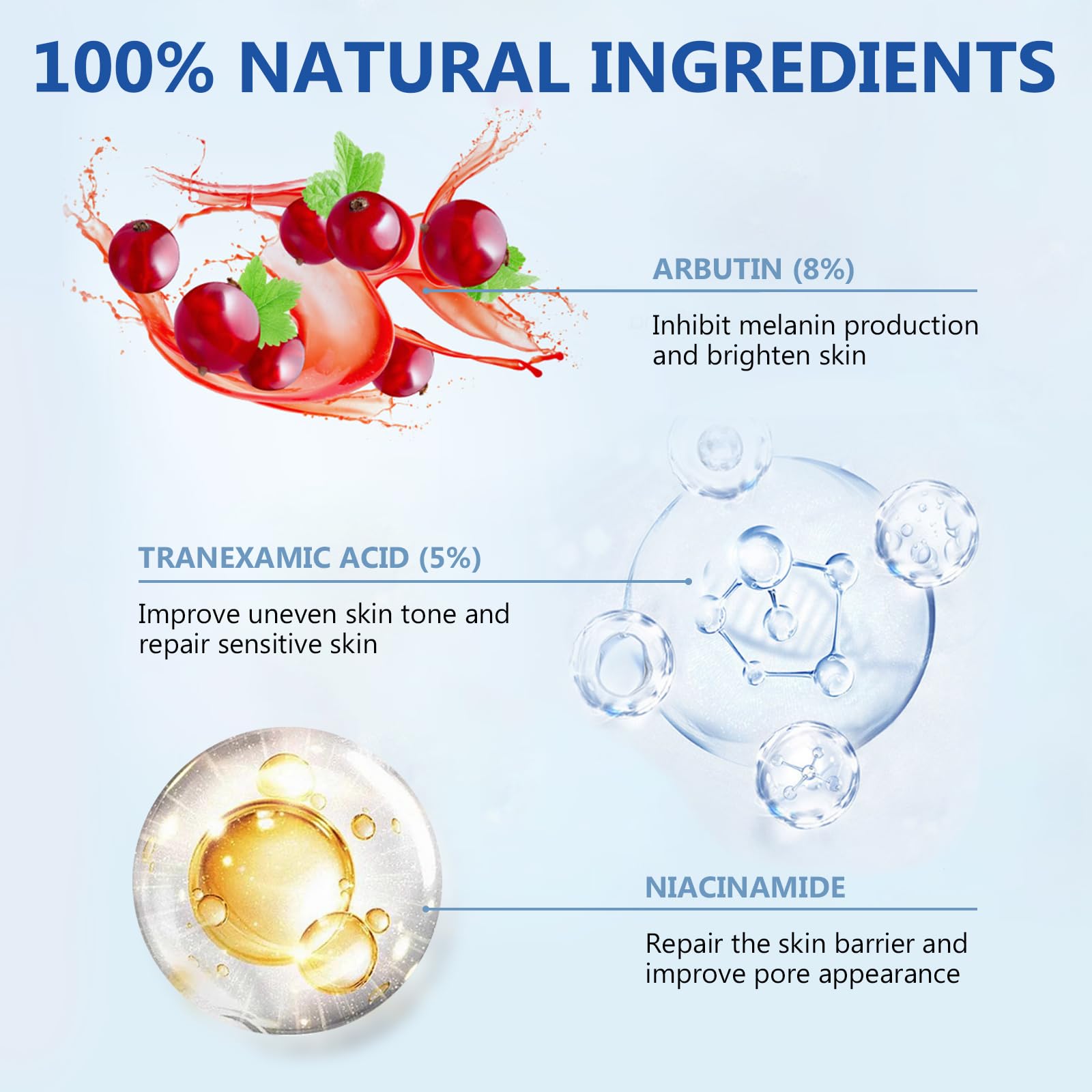 Richie House 8% Arbutin + 5% Tranexamic Acid Cream – 60ml Brightening Treatment