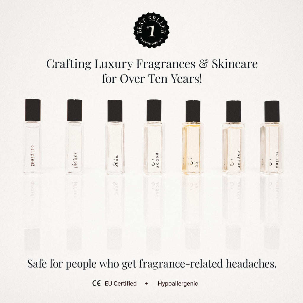 Riddle Oil Poppy Roll-On Fragrance – Orange Blossom, Lemon, Rose & Ylang Ylang