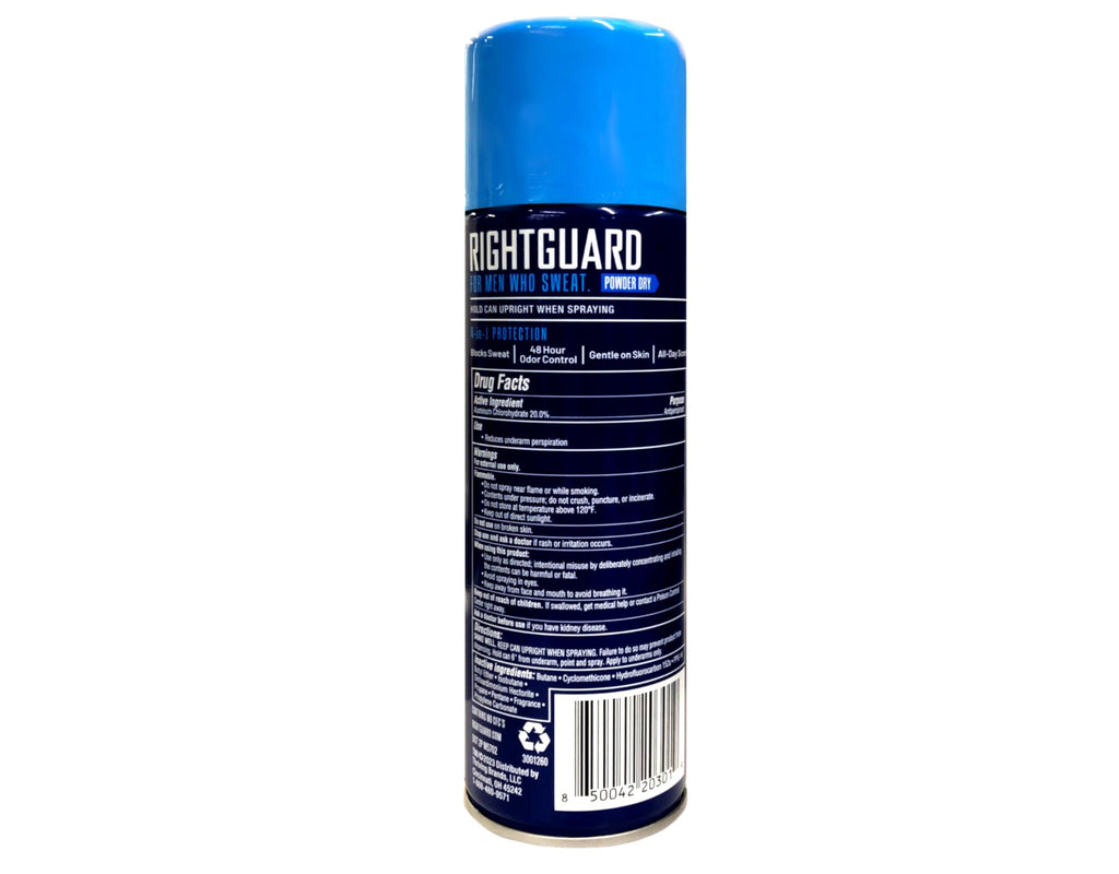 Right Guard Aerosol Sport Powder Dry Antiperspirant – 6 oz Pack of 3 | 24-Hour Sweat & Odor Defense