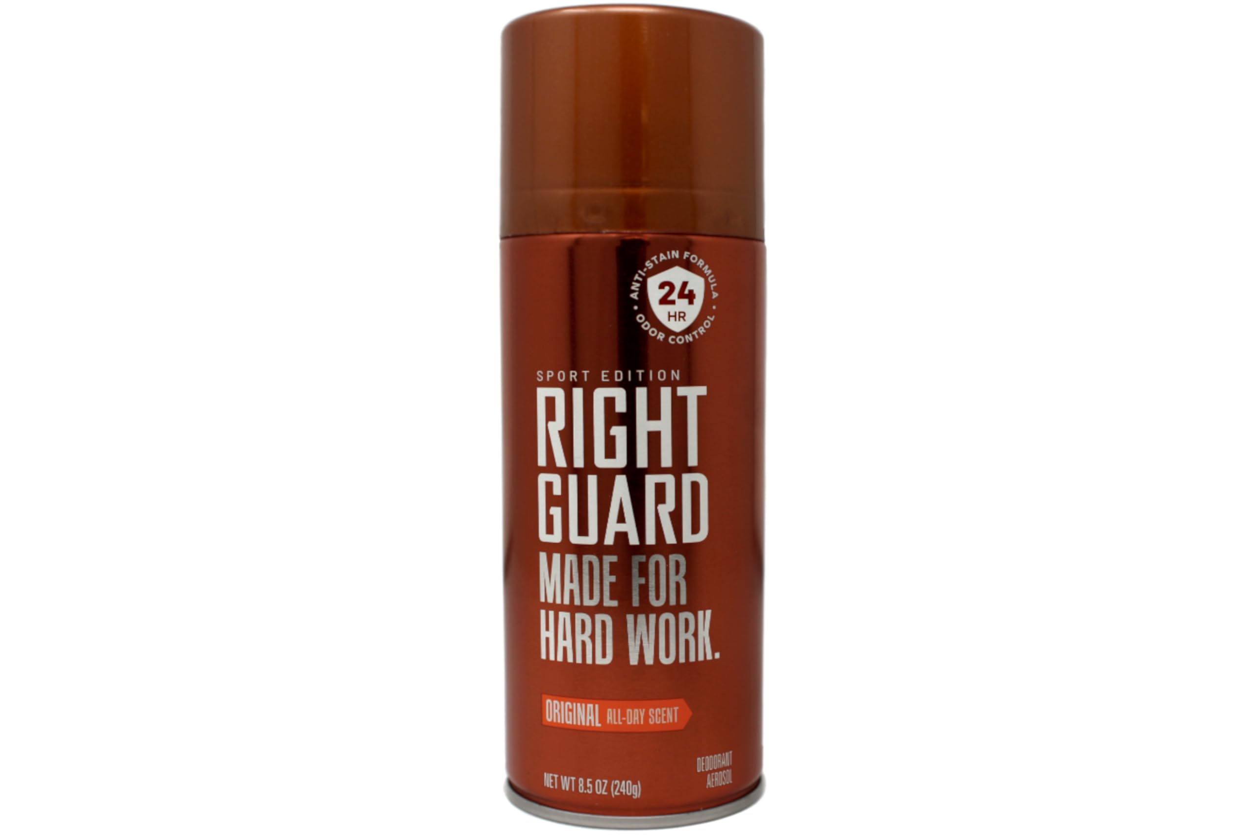 Right Guard Original Deodorant Spray — Made For Hard Work | 8.5 oz Pack of 4