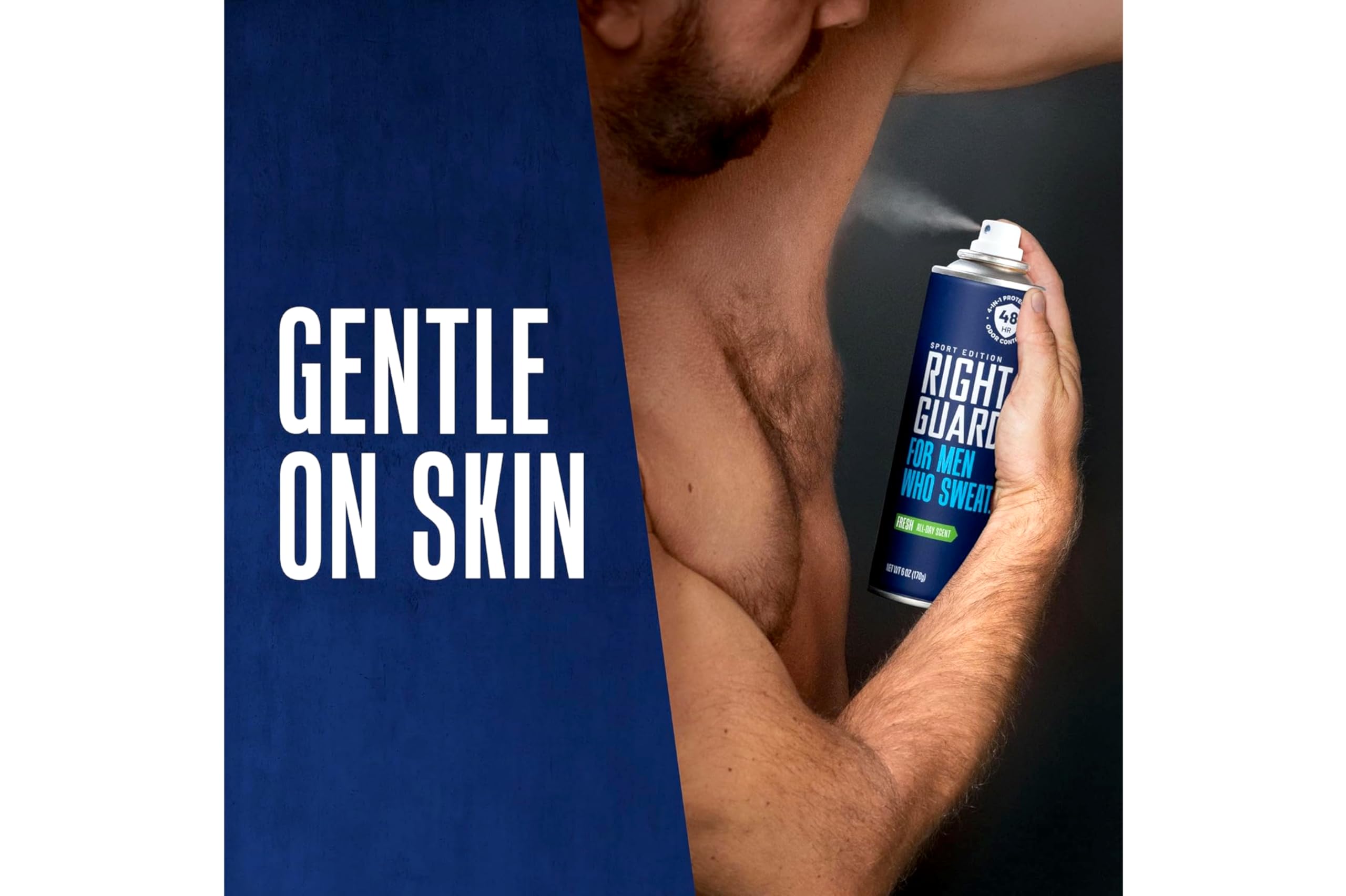 Right Guard Sport Fresh Antiperspirant Spray 6 oz – Pack of 4