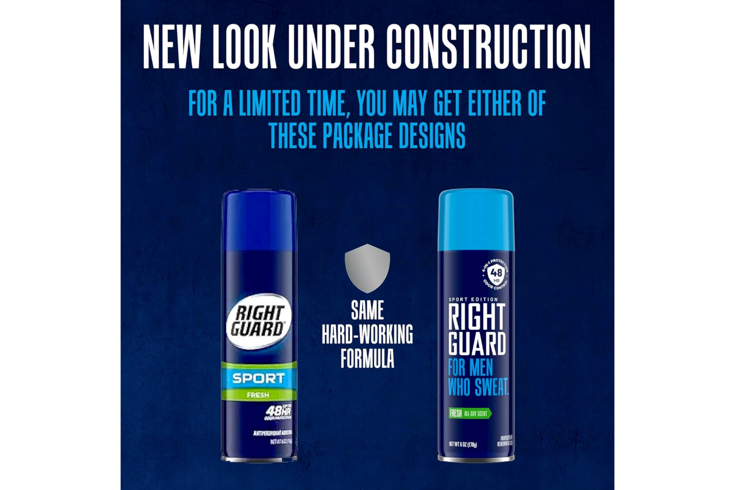 Right Guard Sport Fresh Antiperspirant Spray – 6 oz Pack of 5 | Up to 48h Odor Protection